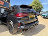 USED 2021 21 BMW X5 M 4.4i V8 Competition SUV 5dr Petrol Auto xDrive Euro 6 (s/s) (625 ps) BMW X5M COMPETITION + MASSIVE SPECIFICATION INCLUDING + BLACK SAPPHIRE EXTERIOR PAINT + (FULL MERINO LEATHER) SAKHIR ORANGE & BLACK INTERIOR + LASER LED HEADLIGHTS + SKY LOUNGE PANORAMIC ROOF + HEADS UP DISPLAY + BOWERS & WILKINS DIAMOND SURROUND SOUND SYSTEM + HEATED & COOLED ELECTRIC MASSAGING SEATS + HEATED & COOLED CUPHOLDERS + VISIBILITY PACK + COMFORT PLUS PACKAGE + TECHNOLOGY PLUS PACKAGE + 21-22 " ALLOYS + DRIVING ASSISTANT PROFESSIONAL + ADAPTIVE M PROFESSIONAL SUSPENSION + BMW GESTURE