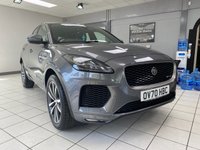 USED 2020 70 JAGUAR E-PACE 2.0 P200 R-Dynamic HSE SUV 5dr Petrol Auto AWD Euro 6 (s/s) (200 ps) CORRIS GREY / EBONY WINDSOR LEATHER / 18 WAY MEMORY/HEATED FRONT SEATS / DUAL ZONE CLIMATE / HEATED WINDSREEN / HEATED STEERING WHEEL / ELECTRIC WINDOWS / POWERFOLD MIRRORS / CRUISE / SPEED LIMITER / LANE ASSIST / SATNAV / BLUETOOTH / ANDROID AUTO / APPLE CARPLAY / DAB FM AM TUNER / USB / REAR CAMERA / FRONT AND REAR SENSORS / 20" ALLOY WHEELS