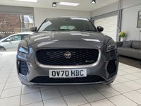 USED 2020 70 JAGUAR E-PACE 2.0 P200 R-Dynamic HSE SUV 5dr Petrol Auto AWD Euro 6 (s/s) (200 ps) CORRIS GREY / EBONY WINDSOR LEATHER / 18 WAY MEMORY/HEATED FRONT SEATS / DUAL ZONE CLIMATE / HEATED WINDSREEN / HEATED STEERING WHEEL / ELECTRIC WINDOWS / POWERFOLD MIRRORS / CRUISE / SPEED LIMITER / LANE ASSIST / SATNAV / BLUETOOTH / ANDROID AUTO / APPLE CARPLAY / DAB FM AM TUNER / USB / REAR CAMERA / FRONT AND REAR SENSORS / 20" ALLOY WHEELS