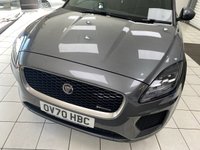 USED 2020 70 JAGUAR E-PACE 2.0 P200 R-Dynamic HSE SUV 5dr Petrol Auto AWD Euro 6 (s/s) (200 ps) CORRIS GREY / EBONY WINDSOR LEATHER / 18 WAY MEMORY/HEATED FRONT SEATS / DUAL ZONE CLIMATE / HEATED WINDSREEN / HEATED STEERING WHEEL / ELECTRIC WINDOWS / POWERFOLD MIRRORS / CRUISE / SPEED LIMITER / LANE ASSIST / SATNAV / BLUETOOTH / ANDROID AUTO / APPLE CARPLAY / DAB FM AM TUNER / USB / REAR CAMERA / FRONT AND REAR SENSORS / 20" ALLOY WHEELS