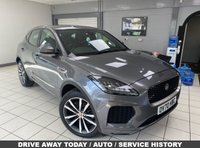 USED 2020 70 JAGUAR E-PACE 2.0 P200 R-Dynamic HSE SUV 5dr Petrol Auto AWD Euro 6 (s/s) (200 ps) CORRIS GREY / EBONY WINDSOR LEATHER / 18 WAY MEMORY/HEATED FRONT SEATS / DUAL ZONE CLIMATE / HEATED WINDSREEN / HEATED STEERING WHEEL / ELECTRIC WINDOWS / POWERFOLD MIRRORS / CRUISE / SPEED LIMITER / LANE ASSIST / SATNAV / BLUETOOTH / ANDROID AUTO / APPLE CARPLAY / DAB FM AM TUNER / USB / REAR CAMERA / FRONT AND REAR SENSORS / 20" ALLOY WHEELS