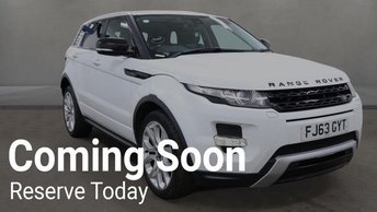 2013 LAND ROVER RANGE ROVER EVOQUE 2.2 SD4 Dynamic SUV 5dr Diesel Auto 4WD Euro 5 (190 ps) &pound;7995.00