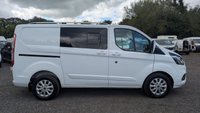 USED 2021 21 FORD TRANSIT CUSTOM Crewvan Double Cab Limited L1 H1 Tdci 130 PS SWB With Air Conditioning, Electric Pack, Sat Nav, Parking Sensors, Alloys Wheels and much more finsihed in 