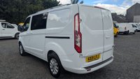 USED 2021 21 FORD TRANSIT CUSTOM Crewvan Double Cab Limited L1 H1 Tdci 130 PS SWB With Air Conditioning, Electric Pack, Sat Nav, Parking Sensors, Alloys Wheels and much more finsihed in 