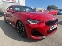 USED 2024 24 BMW 2 SERIES 2.0 220i M Sport Coupe 2dr Petrol Auto Euro 6 (s/s) (184 ps) 1 OWNER FROM NEW* BMW SERVICE HISTORY* AUTOMATIC* PADDLE SHIFT* SUNROOF* SAT NAV* PARKING SENSORS* REVERSING CAMERA* ELECTRIC HANDBRAKE* CRUISE CONTROL* LANE / SPEED / STEERING ASSIST