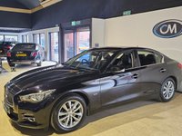 USED 2015 65 INFINITI Q50 2.2d Premium Executive Saloon 4dr Diesel Auto Euro 5 (s/s) (170 ps) Looks and drives superbly, backed by a service history with 8 recorded services and a fresh 12-month MOT, it also has two keys. The spec includes, Bluetooth and phone connectivity, DAB radio, USB, navigation, front and rear parking sensors, rear reverse camera, cruise control, heated seats, LED daytime running lights and much more.