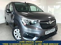USED 2022 72 VAUXHALL COMBO LIFE 1.5 Turbo D SE XL MPV 5dr Diesel Manual 6Spd Euro 6 (s/s) (7 Seat) (100 ps) 7 SEATER + EXTRA LONG + CAR PLAY