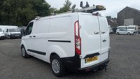 USED 2019 19 FORD TRANSIT CUSTOM L1 H1 Tdci 105 PS SWB 320 With Air Conditioning, Electric Windows, Cruise Control, Parkinf Sensors, Speed Limiter 70 MPH, Internal Racking, RooF rack in great condition . 1 Owner from New - 4 Service Stamps in the service book . Presenting the Ford Transit Custom L1 H1, a short wheelbase 320 variant finished in great condition and powered by the dependable 105 PS 2.0-litre TDCi diesel engine. This van has had just one owner from new and comes with a fully stamped service book showing four service records. The specification is tailored for practical daily use, including air conditioning, electric windows, cruise control, parking sensors, a 70 mph speed limiter, internal racking for secure load organisation, and a roof rack for additional carrying capacity. A well-maintained, owner-from-new Transit Custom ready for immediate professional operation.  