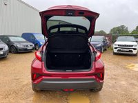 USED 2018 18 TOYOTA C-HR 1.8 VVT-h Red Edition SUV 5dr Petrol Hybrid CVT Euro 6 (s/s) (122 ps) Mot 26th May 2027, No Advisories, + Full Dealer History, 8 Services, + 1 Previous Owner, last keeper 2022, + 3 Months Warranty, + ULEZ compliant, + Park assist with sensors/rear camera, + Bluetooth, + Sat nav, + DAB radio, + JBL sound system, + Folding mirrors, + Auto wipers/lights, + Hillstart assist, + Speed limiter, + Blindspot monitor, + Climate control, + Isofix, + Alloys