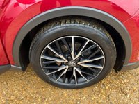 USED 2018 18 TOYOTA C-HR 1.8 VVT-h Red Edition SUV 5dr Petrol Hybrid CVT Euro 6 (s/s) (122 ps) Mot 26th May 2027, No Advisories, + Full Dealer History, 8 Services, + 1 Previous Owner, last keeper 2022, + 3 Months Warranty, + ULEZ compliant, + Park assist with sensors/rear camera, + Bluetooth, + Sat nav, + DAB radio, + JBL sound system, + Folding mirrors, + Auto wipers/lights, + Hillstart assist, + Speed limiter, + Blindspot monitor, + Climate control, + Isofix, + Alloys