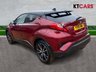 USED 2018 18 TOYOTA C-HR 1.8 VVT-h Red Edition SUV 5dr Petrol Hybrid CVT Euro 6 (s/s) (122 ps) Mot 26th May 2027, No Advisories, + Full Dealer History, 8 Services, + 1 Previous Owner, last keeper 2022, + 3 Months Warranty, + ULEZ compliant, + Park assist with sensors/rear camera, + Bluetooth, + Sat nav, + DAB radio, + JBL sound system, + Folding mirrors, + Auto wipers/lights, + Hillstart assist, + Speed limiter, + Blindspot monitor, + Climate control, + Isofix, + Alloys