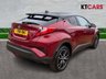 USED 2018 18 TOYOTA C-HR 1.8 VVT-h Red Edition SUV 5dr Petrol Hybrid CVT Euro 6 (s/s) (122 ps) Mot 26th May 2027, No Advisories, + Full Dealer History, 8 Services, + 1 Previous Owner, last keeper 2022, + 3 Months Warranty, + ULEZ compliant, + Park assist with sensors/rear camera, + Bluetooth, + Sat nav, + DAB radio, + JBL sound system, + Folding mirrors, + Auto wipers/lights, + Hillstart assist, + Speed limiter, + Blindspot monitor, + Climate control, + Isofix, + Alloys
