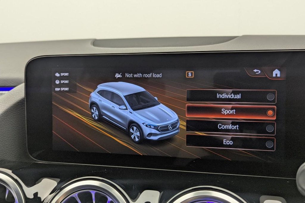 USED 2022 22 MERCEDES-BENZ EQA EQA 250+ 70.5kWh Sport SUV 5dr Electric Auto (190 ps) Sat Nav, Rear Camera, Climate