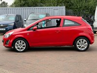 USED 2013 63 VAUXHALL CORSA 1.2 16V Energy Hatchback 3 Door Flame Red Petrol Manual Euro 5 (A/C) (85 ps) Ideal First Car Great MPG Low Miles Local Car Taken in Px