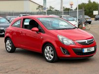 USED 2013 63 VAUXHALL CORSA 1.2 16V Energy Hatchback 3 Door Flame Red Petrol Manual Euro 5 (A/C) (85 ps) Ideal First Car Great MPG Low Miles Local Car Taken in Px