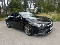 USED 2020 J MERCEDES-BENZ CLA 1.3 CLA200 AMG Line Coupe 4dr Petrol 7G-DCT Euro 6 (s/s) (163 ps) STUNNING IN BLACK WITH 2 TONE LEATHER FSH