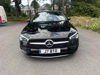 USED 2020 J MERCEDES-BENZ CLA 1.3 CLA200 AMG Line Coupe 4dr Petrol 7G-DCT Euro 6 (s/s) (163 ps) STUNNING IN BLACK WITH 2 TONE LEATHER FSH