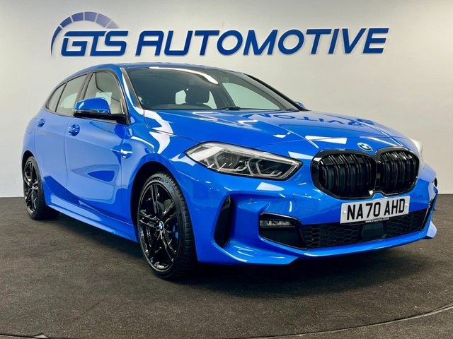 View our BMW 1 Series 118i M-SPORT FIVE DOOR 140 BHP + SAT NAV + HEATED SEATS