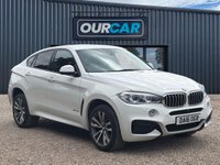 USED 2016 16 BMW X6 3.0 40d M Sport SUV 5dr Diesel Auto xDrive Euro 6 (s/s) (313 ps) ADAPTIVE HEADLIGHTS & HIGH BEAM!