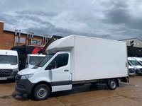USED 2021 21 MERCEDES-BENZ SPRINTER 2.1 316 CDI PROGRESSIVE L3 LUTON LWB BOX TAIL LIFT VAN RWD 161BHP. EURO 6 ULEZ. FINANCE. PX 1 OWNER. 161BHP. LOW 89K MILES. LUTON TAIL LIFT. PX.