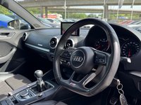 USED 2017 17 AUDI A3 1.4 TFSI CoD Black Edition Sportback 5dr Petrol Manual Euro 6 (s/s) (150 ps) APPLE CARPLAY + CRUISE CONTROL + DAB