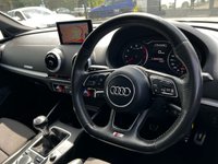 USED 2017 17 AUDI A3 1.4 TFSI CoD Black Edition Sportback 5dr Petrol Manual Euro 6 (s/s) (150 ps) APPLE CARPLAY + CRUISE CONTROL + DAB