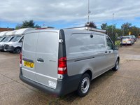 USED 2020 69 MERCEDES-BENZ VITO 2.1 114 CDI PURE L2 LWB RWD 135BHP. AIRCON. SILVER. EURO 6 ULEZ. FINANCE. PX  2.1 MERC ENGINE. AIRCON. SILVER. FINANCE. PX.