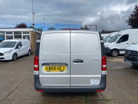 USED 2020 69 MERCEDES-BENZ VITO 2.1 114 CDI PURE L2 LWB RWD 135BHP. AIRCON. SILVER. EURO 6 ULEZ. FINANCE. PX  2.1 MERC ENGINE. AIRCON. SILVER. FINANCE. PX.