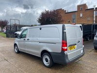 USED 2020 69 MERCEDES-BENZ VITO 2.1 114 CDI PURE L2 LWB RWD 135BHP. AIRCON. SILVER. EURO 6 ULEZ. FINANCE. PX  2.1 MERC ENGINE. AIRCON. SILVER. FINANCE. PX.