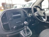 USED 2020 69 MERCEDES-BENZ VITO 2.1 114 CDI PURE L2 LWB RWD 135BHP. AIRCON. SILVER. EURO 6 ULEZ. FINANCE. PX  2.1 MERC ENGINE. AIRCON. SILVER. FINANCE. PX.
