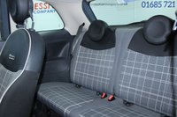 USED 2017 17 FIAT 500 1.2 Lounge Hatchback 3dr Petrol Manual Euro 6 (s/s) (69 bhp) 