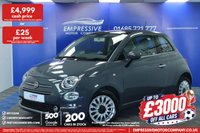 USED 2017 17 FIAT 500 1.2 Lounge Hatchback 3dr Petrol Manual Euro 6 (s/s) (69 bhp) 