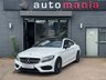 USED 2017 67 MERCEDES-BENZ C-CLASS 2.0 C200 AMG Line (Premium Plus) Coupe 2dr Petrol G-Tronic+ Euro 6 (s/s) (184 ps) PAN ROOF- LEATHER -APPLE PLAY