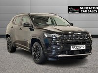 USED 2022 22 JEEP COMPASS 1.3 GSE T4 11.4kWh S SUV 5dr Petrol Plug-in Hybrid Auto 4xe Euro 6 (s/s) (240 ps) HEATED FRONT SEATS