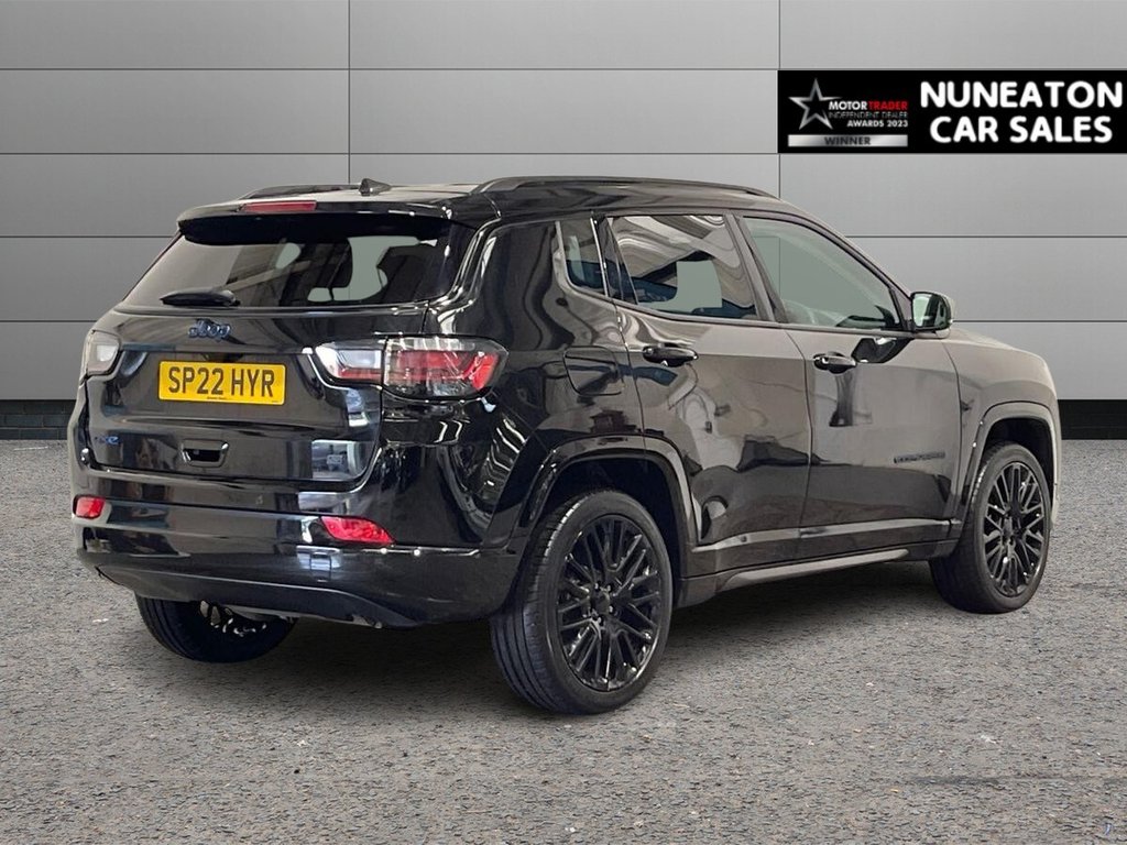 USED 2022 22 JEEP COMPASS 1.3 GSE T4 11.4kWh S SUV 5dr Petrol Plug-in Hybrid Auto 4xe Euro 6 (s/s) (240 ps) HEATED FRONT SEATS