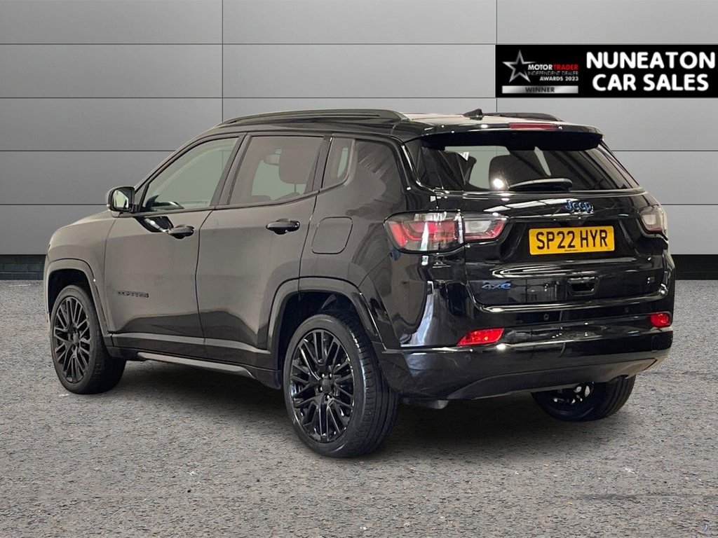 USED 2022 22 JEEP COMPASS 1.3 GSE T4 11.4kWh S SUV 5dr Petrol Plug-in Hybrid Auto 4xe Euro 6 (s/s) (240 ps) HEATED FRONT SEATS