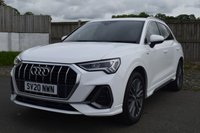 USED 2020 20 AUDI Q3 1.5 TFSI CoD 35 S line SUV 5dr Petrol Manual Euro 6 (s/s) (150 ps) GENUINE LOW MILEAGE EXAMPLE !