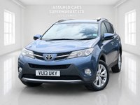 USED 2013 13 TOYOTA RAV4 2.2 D-CAT Invincible SUV 5dr Diesel Auto 4WD Euro 5 (150 ps) Auto_Low Miles_Full Leather_2L_4WD
