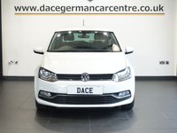 USED 2017 17 VOLKSWAGEN POLO 1.2 TSI BlueMotion Tech Match Edition Hatchback 5dr Petrol Manual Euro 6 (s/s) (90 ps) REALLY NICELY CARED FOR VOLKSWAGEN - COMES WITH A FULL SERVICE HISTORY + SAT NAV VIA MOBILE PHONE + APPLE CARPLAY/ANDROID AUTO + DAB DIGITAL RADIO + BLUETOOTH WITH MEDIA STREAMING + APPS CONTROL / MIRROR LINK + IN CAR ENTERTAINMENT WITH TOUCH SCREEN MEDIA DISPLAY + AIR CONDITIONING + MULTIFUNCTIONAL STEERING WHEEL + ECO STOP START SYSTEM + FRONT AND REAR PARKING SENSORS + AUTOMATIC WIPERS WITH RAIN SENSOR + ELECTRIC HEATED POWER FOLDING DOOR MIRRORS + ELECTRIC WINDOWS + 15 INCH ALLOY WHEELS....