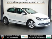 USED 2017 17 VOLKSWAGEN POLO 1.2 TSI BlueMotion Tech Match Edition Hatchback 5dr Petrol Manual Euro 6 (s/s) (90 ps) REALLY NICELY CARED FOR VOLKSWAGEN - COMES WITH A FULL SERVICE HISTORY + SAT NAV VIA MOBILE PHONE + APPLE CARPLAY/ANDROID AUTO + DAB DIGITAL RADIO + BLUETOOTH WITH MEDIA STREAMING + APPS CONTROL / MIRROR LINK + IN CAR ENTERTAINMENT WITH TOUCH SCREEN MEDIA DISPLAY + AIR CONDITIONING + MULTIFUNCTIONAL STEERING WHEEL + ECO STOP START SYSTEM + FRONT AND REAR PARKING SENSORS + AUTOMATIC WIPERS WITH RAIN SENSOR + ELECTRIC HEATED POWER FOLDING DOOR MIRRORS + ELECTRIC WINDOWS + 15 INCH ALLOY WHEELS....