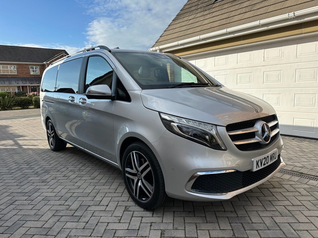 USED 2020 20 MERCEDES-BENZ V-CLASS 2.0 V220d Sport MPV 5dr Diesel G-Tronic+ Euro 6 (s/s) LWB (163 ps) Rear Cam 8 Seats FSH Ex Cond