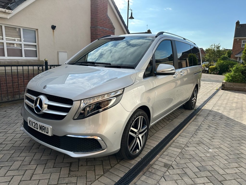 USED 2020 20 MERCEDES-BENZ V-CLASS 2.0 V220d Sport MPV 5dr Diesel G-Tronic+ Euro 6 (s/s) LWB (163 ps) Rear Cam 8 Seats FSH Ex Cond