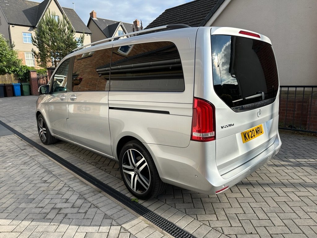USED 2020 20 MERCEDES-BENZ V-CLASS 2.0 V220d Sport MPV 5dr Diesel G-Tronic+ Euro 6 (s/s) LWB (163 ps) Rear Cam 8 Seats FSH Ex Cond