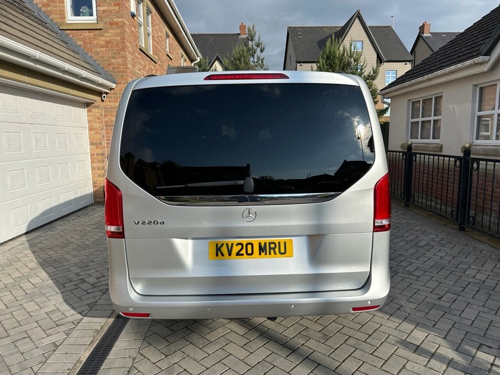 USED 2020 20 MERCEDES-BENZ V-CLASS 2.0 V220d Sport MPV 5dr Diesel G-Tronic+ Euro 6 (s/s) LWB (163 ps) Rear Cam 8 Seats FSH Ex Cond
