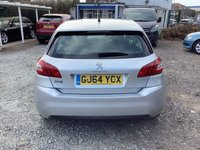 USED 2014 64 PEUGEOT 308 1.6 HDi Active Hatchback 5dr Diesel Manual Euro 5 (92 ps) 