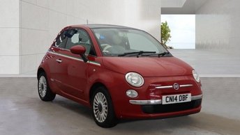 2014 FIAT 500 1.2 Lounge Hatchback 3dr Petrol Manual Euro 6 (s/s) (69 bhp) &pound;3995.00