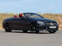 USED 2016 66 MERCEDES-BENZ C CLASS 2.0 C200 AMG Line Cabriolet G-Tronic+ Euro 6 (s/s) 2dr LOW MILES+HEATED SEATS