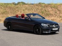 USED 2016 66 MERCEDES-BENZ C CLASS 2.0 C200 AMG Line Cabriolet G-Tronic+ Euro 6 (s/s) 2dr LOW MILES+HEATED SEATS