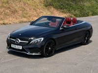 USED 2016 66 MERCEDES-BENZ C CLASS 2.0 C200 AMG Line Cabriolet G-Tronic+ Euro 6 (s/s) 2dr LOW MILES+HEATED SEATS