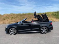USED 2019 19 AUDI S3 2.0 TFSI Cabriolet 2dr Petrol S Tronic quattro Euro 6 (s/s) (300 ps) PARK PILOT - B&O STEREO PACKAGE - CRUISE CONTROL - HEATED SEATS - COCKPIT NAVIGATION - FOLDING MIRRORS